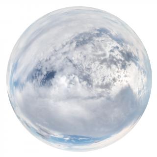 HDRi Skydome of Clouded Sky 12K